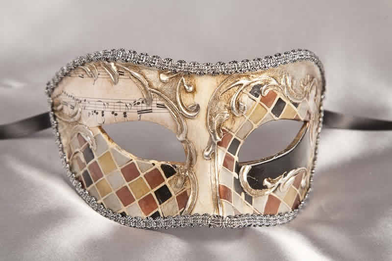 masquerade ball mask Larga Mosaic