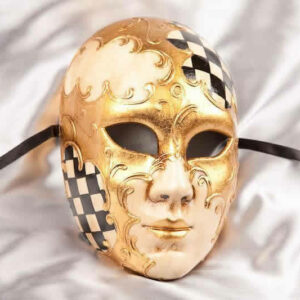 Volto Scacchi - Full Face Masks with Diamond Pattern