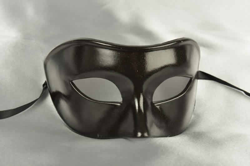 black Colombina masquerade ball mask