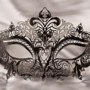 black lace mask named Diana
