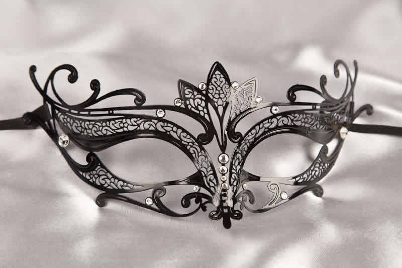 Luxury metal masquerade mask