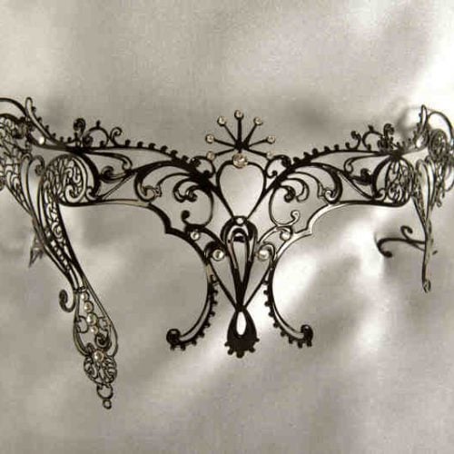 masquerade mask that attaches to glasses frames