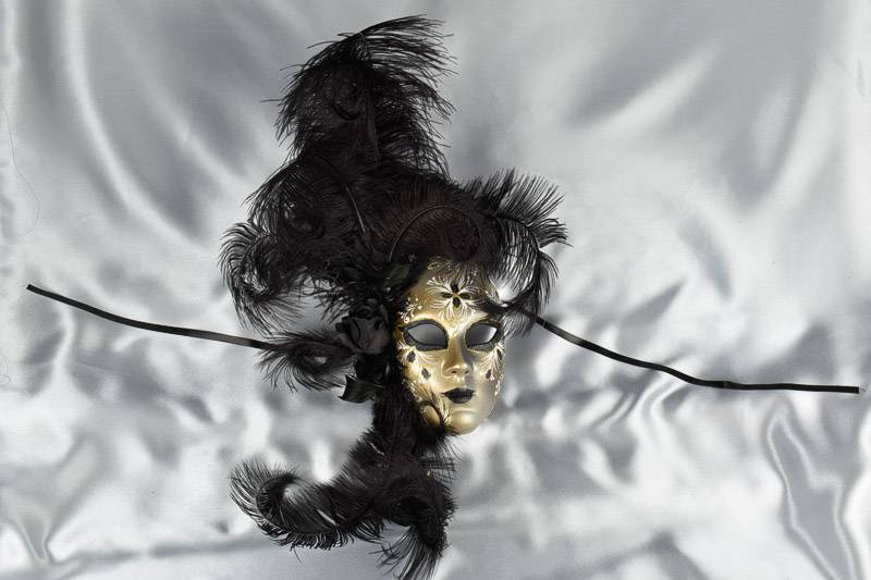 Masquerade Mask, Mask, Wall Decor, Masquerade Ball Mask, Black Masquerade  Mask, Venetian Masquerade Mask [Black Mask | Black Tassle]