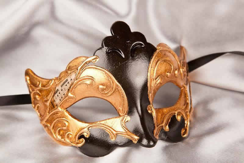 Lady Of Luck Masquerade Masks, Venetian Masks, Metal Masquerade Mask Women's  Laser Cut Party Mask (black Masquerade Mask For Women)