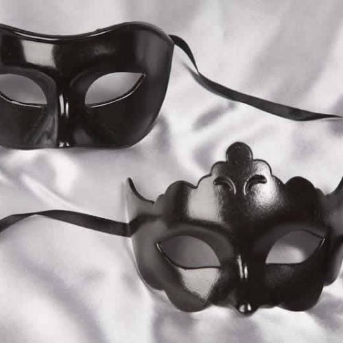 Pair of budget ball mask - Black