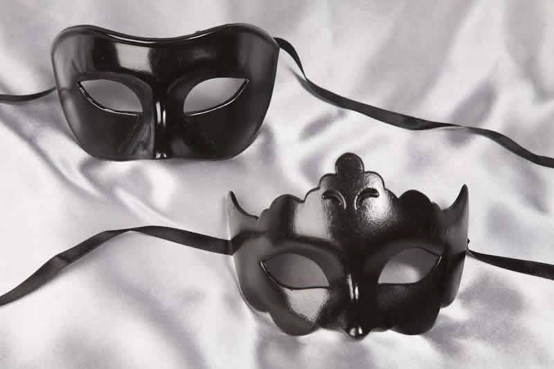 Pair of budget ball mask - Black