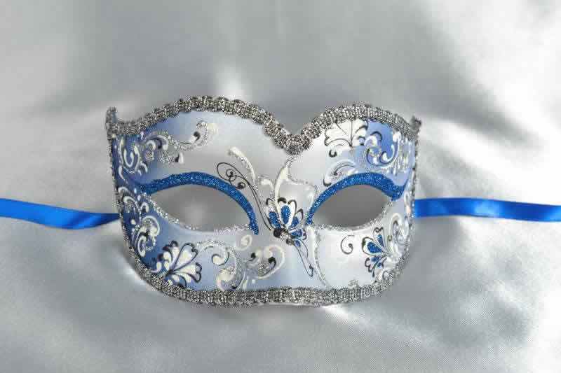Blue carnival mask - Semplice