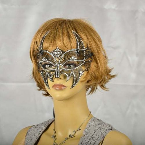 Luxury Vampire Halloween mask on female model face