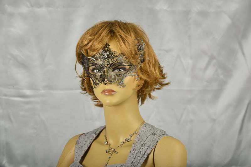 Masquerade mask on model