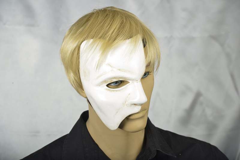 masquerade ball mask phantom of the opera mask on male face