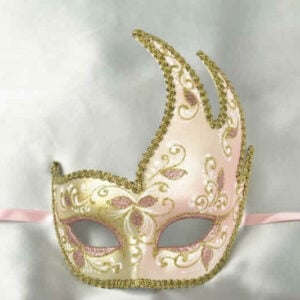pink swan carnival mask