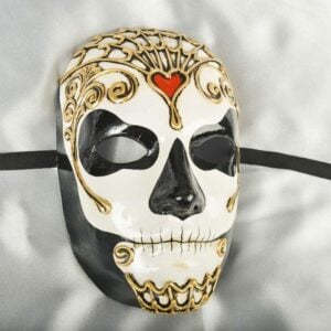 Volto Morte Maschile - Day of the Dead Mask for Men - Image 2