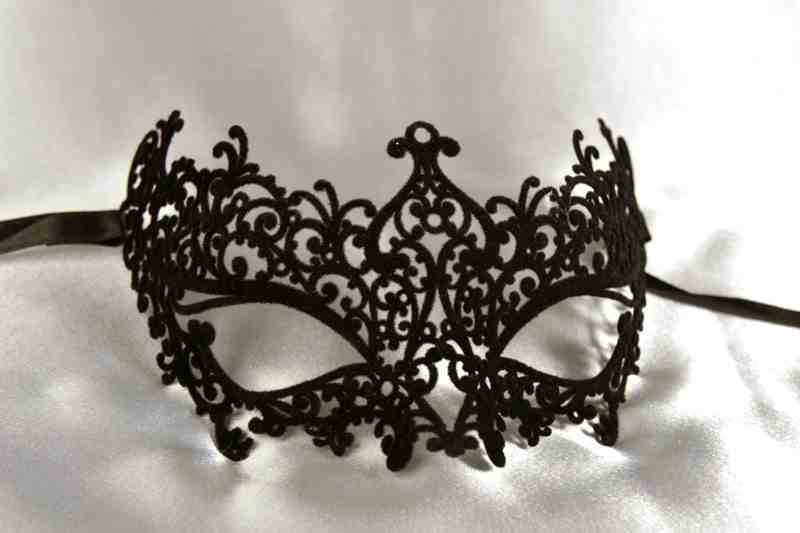 Black Lace Masked Ball Mask