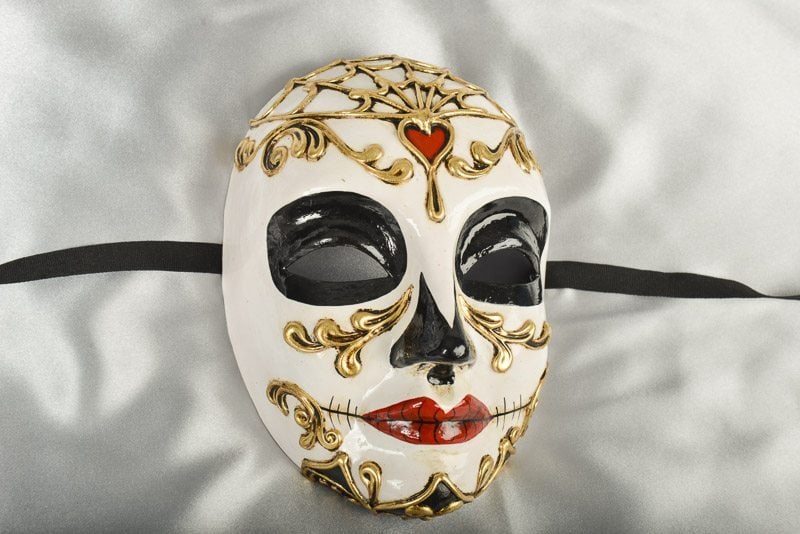 Volto Morte - Day of the Dead Mask for Halloween - Image 2