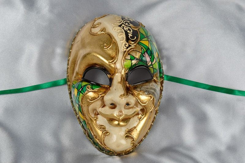 Green Joker Venezia Mask