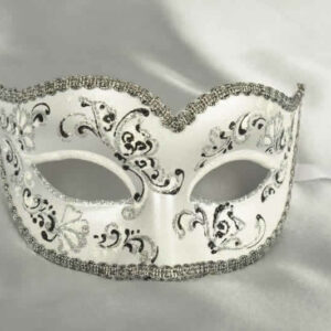 white carnival mask - Semplice
