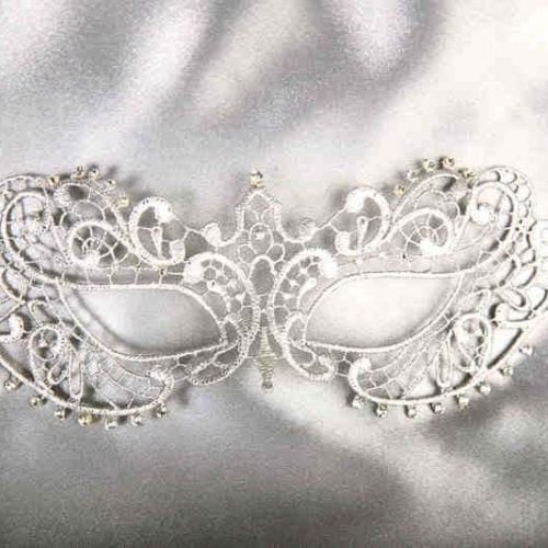 Fifty Shades Mask in Silver