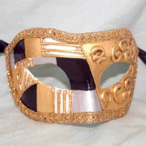 Colombina Art Deco - Luxury Masquerade Mask for Men and Women