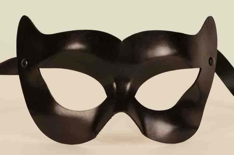 Leather Vampire masquerade Mask