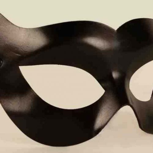 Leather Vampire masquerade Mask