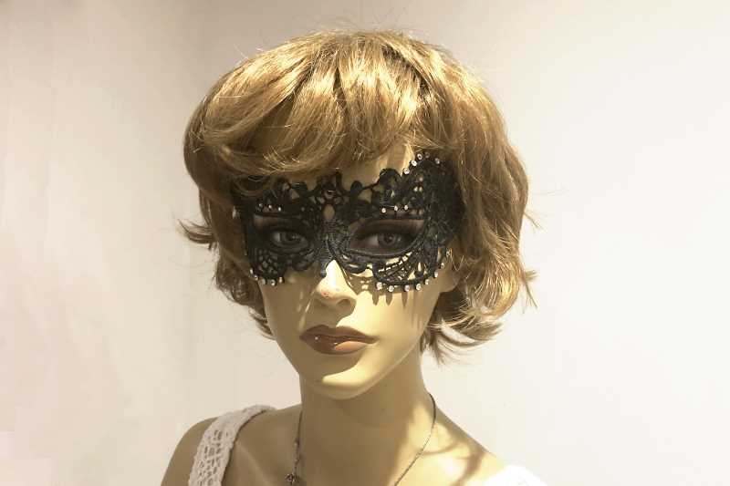 Fifty Shades Mask on Model