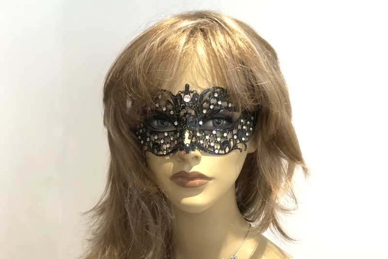 lace mask named Brilla shown on female model face