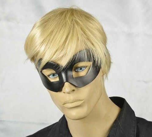 masquerade ball mask leather mask Hero on male face