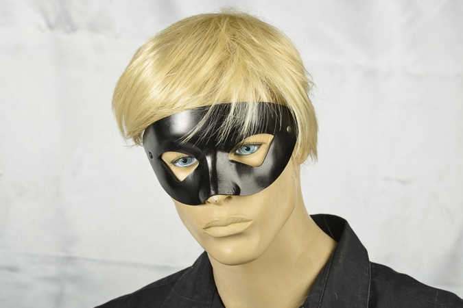 masquerade ball Venetian mask leather Estro on male face