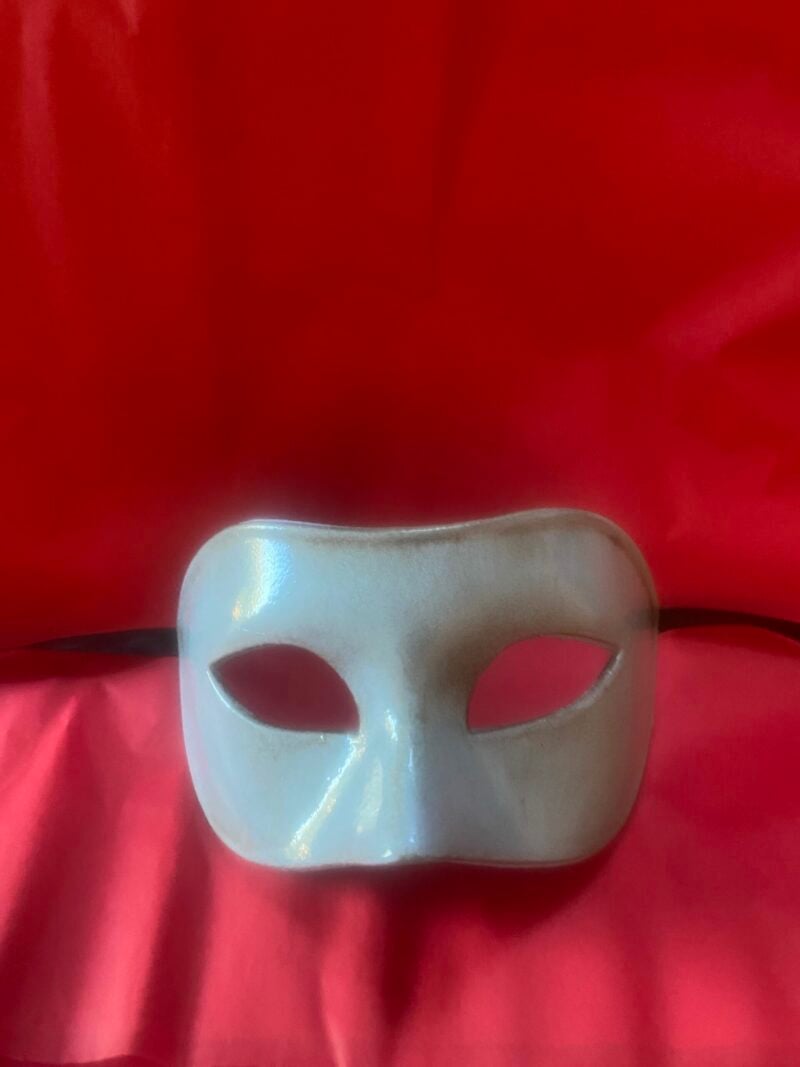 Colombina Grezzo Colour - Unisex Masquerade Masks | 9 Colours Available - Image 12