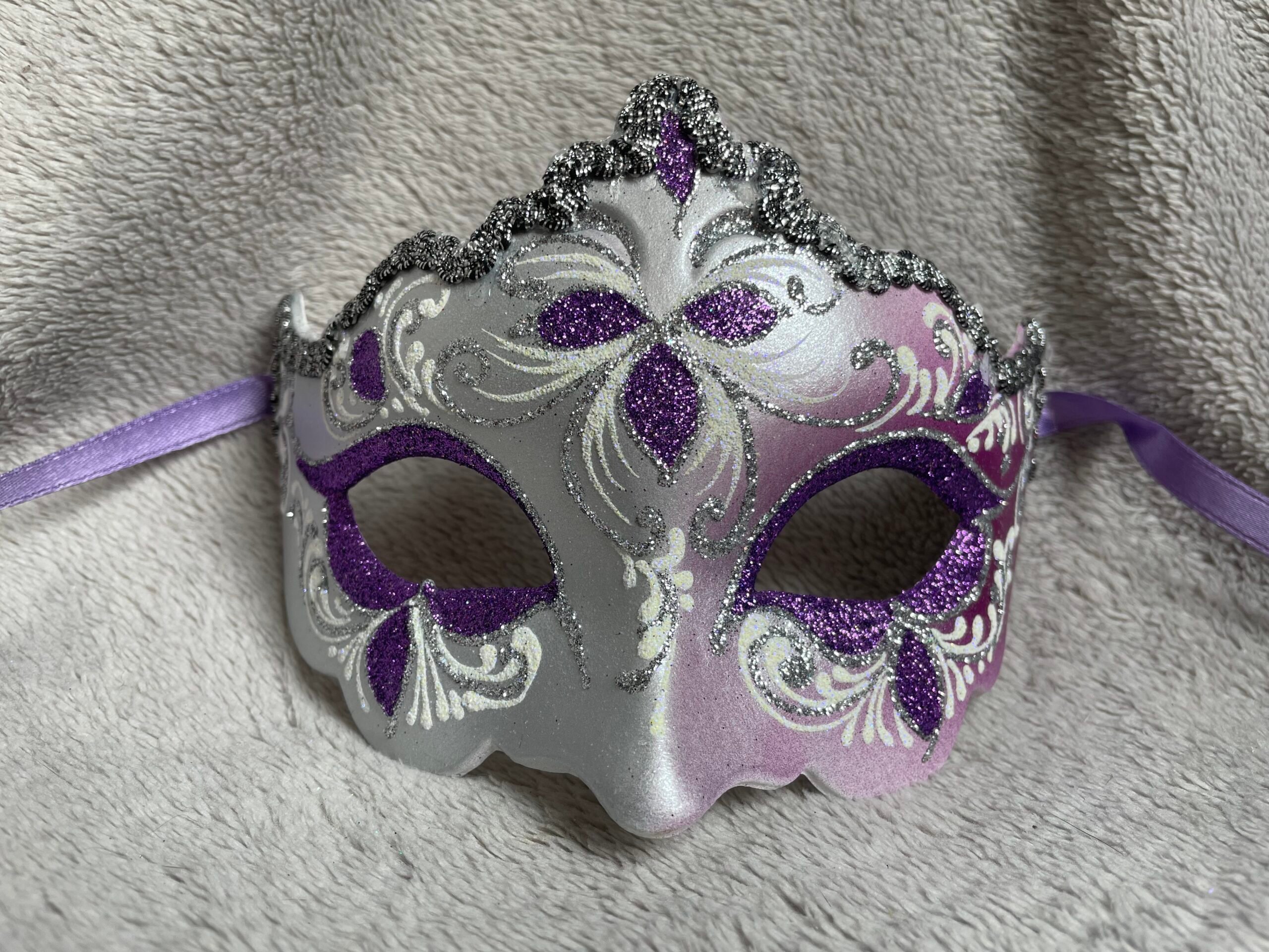 Moonlight Masquerade Ball in Black, Purple, and Silver