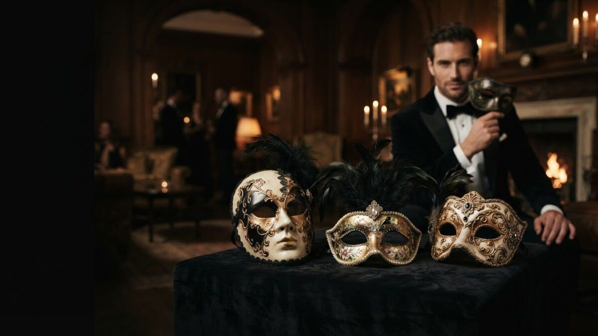 Men’s Masquerade Masks: Find Your Venetian Style